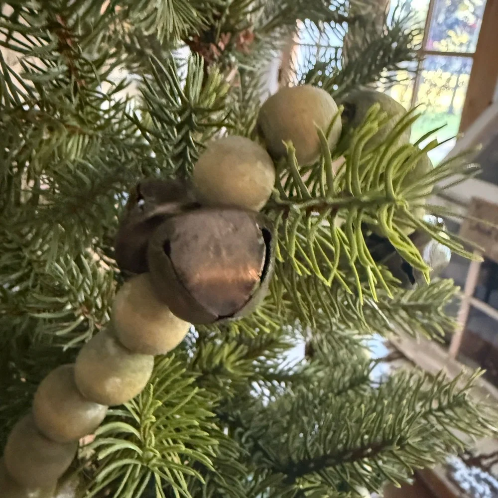 Creative Co-Op Green and Brown Holiday Garland